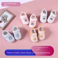new spring and autumn newborn low top baby shoes soft soled infant toddler shoes pure cotton breathable female baby shoes 0 1