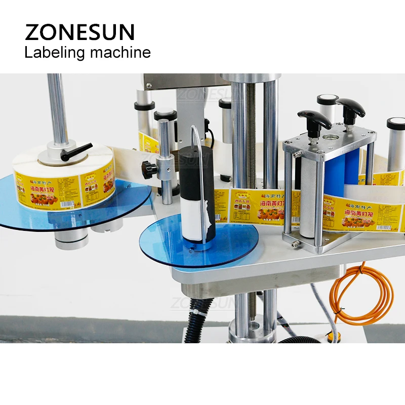 ZONESUN XL T852 маркировочный автомат бутылки коробка ведро Стикеры аппликатор