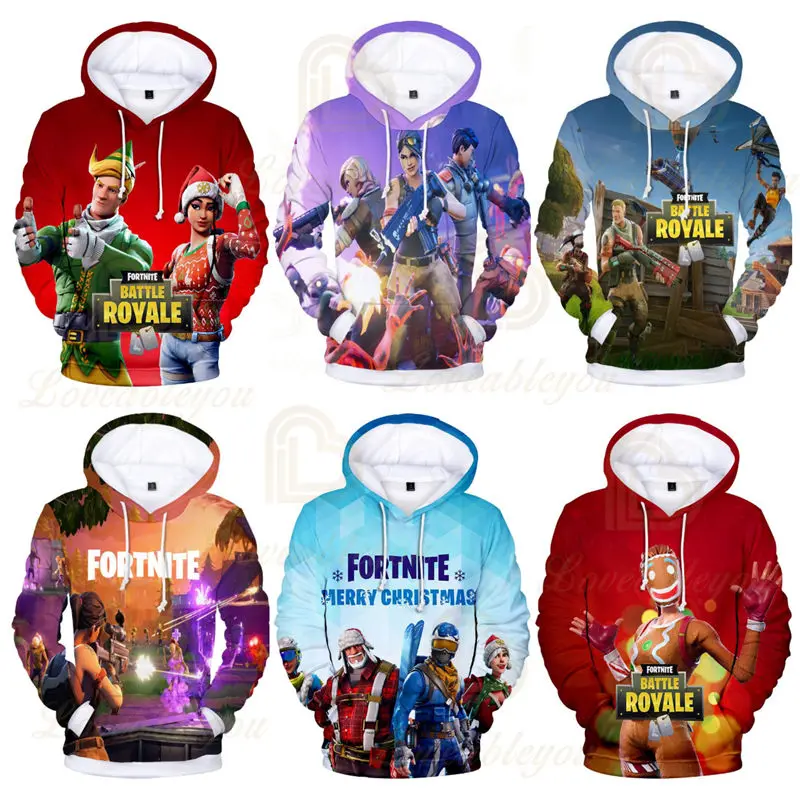 

3 To 14 Years Kids Hoodies Game 3D Printed Fortnite Hoodie Sweatshirt Boys Girls Harajuku Cartoon Jacket Tops Teen Clothes