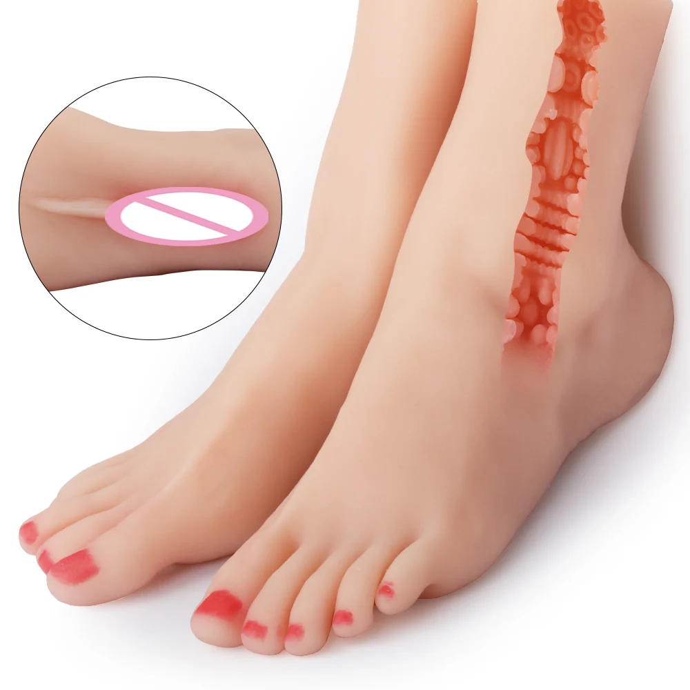 Силиконовая вагина Фетиш Искусственная нога секс-игрушка для мужчин мужской