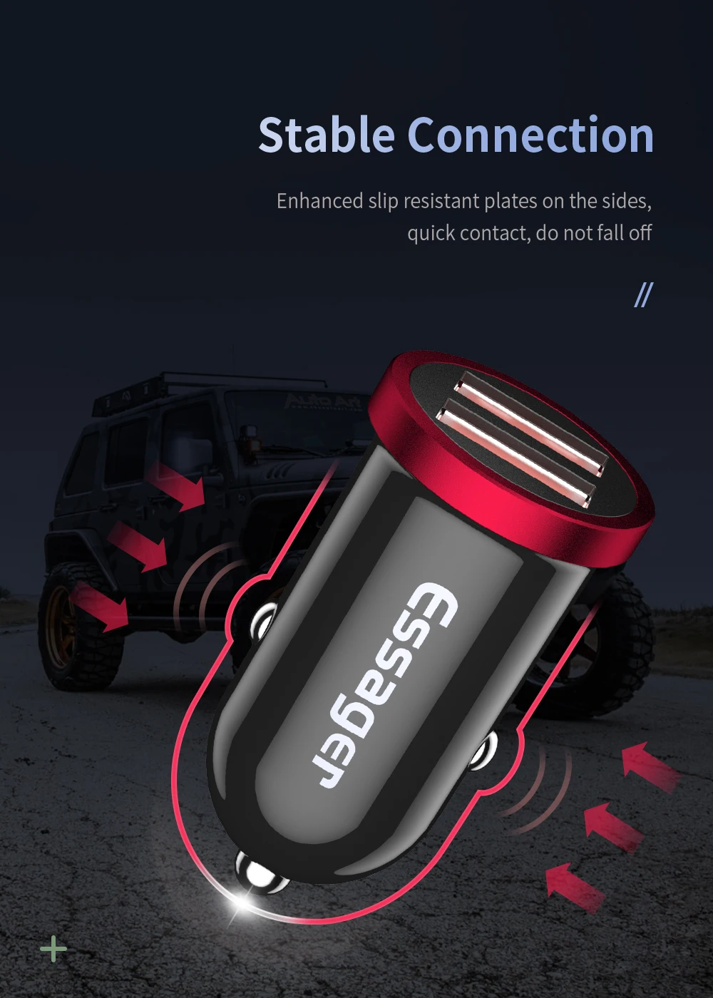 Автомобильное зарядное устройство Essager Quick Charge 4,0 3,0 USB для мобильного телефона iPhone Xiaomi 5A SCP QC4.0 QC3.0 QC type C PD автомобильное быстрое USB зарядное устройство