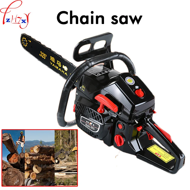 3.8KW High Power Hand Chain Saw Tool Grinder Cutting Machine Gas Gasoline Saw Logging Saws Wood Tools Powered Chainsaw Tool 1PC