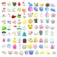 50pcs mini squishy cute animals antistress ball squeeze rising abreact mochi squishy toys for children kids adults stress relief
