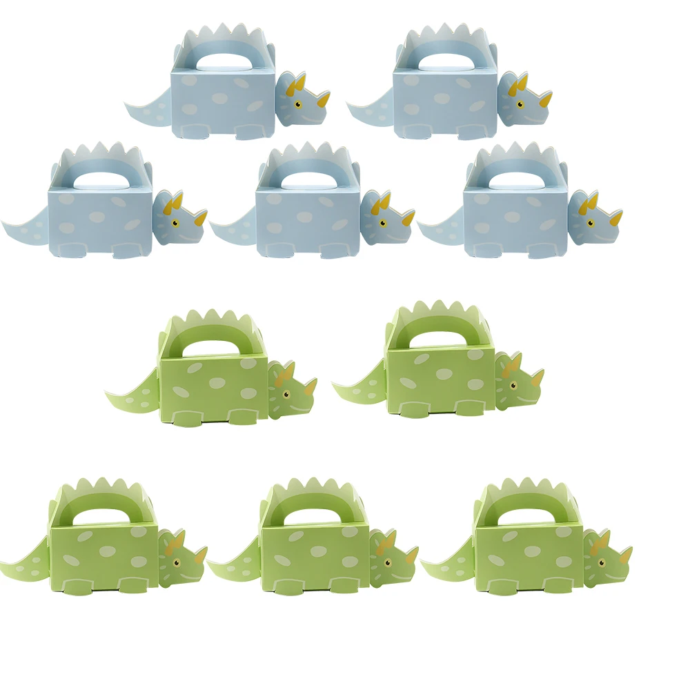 

Картонные коробки для печенья с динозавром Tissy, 10 шт.