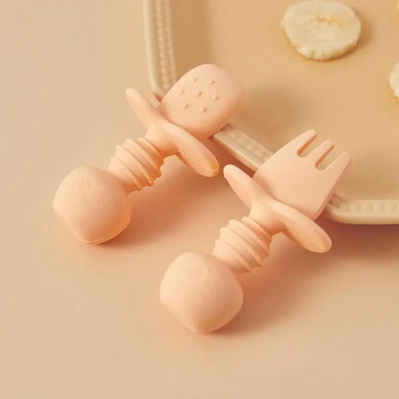 2 шт. набор вилок для кормления детей безопасный ложек в форме облаков 5