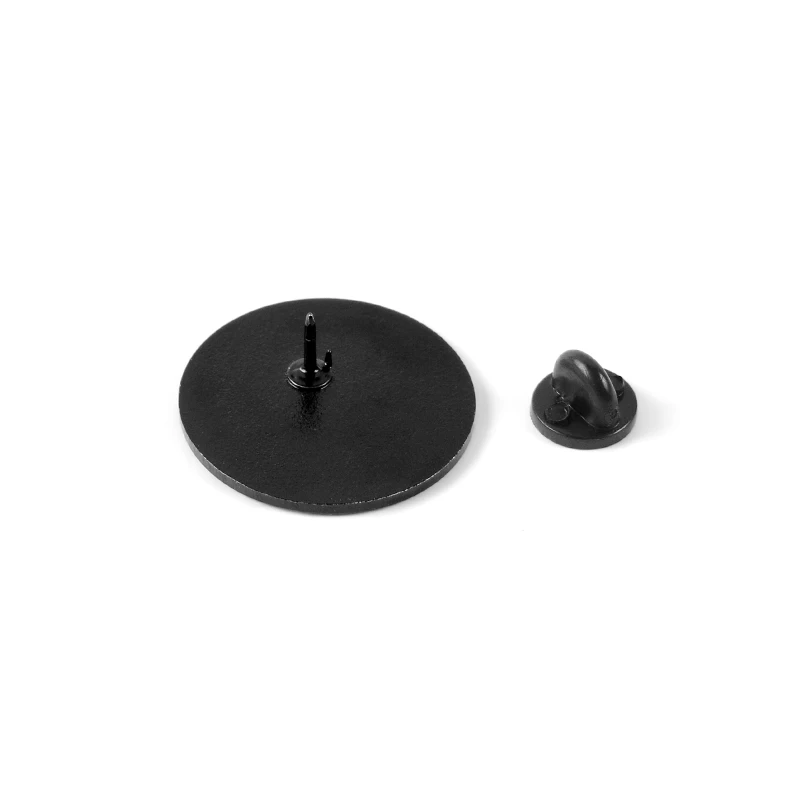 Fat Cat Fan Club эмалированная булавка белый котенок черный круглый значок броши