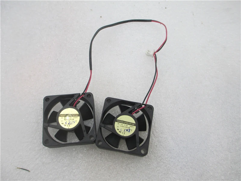 

2pcs Free shipping 3cm 3510 35x35x10mm CPU Cooler Cooling Ultrathin 2 Wire 2pin AG03512HB105100 12V 0.12A