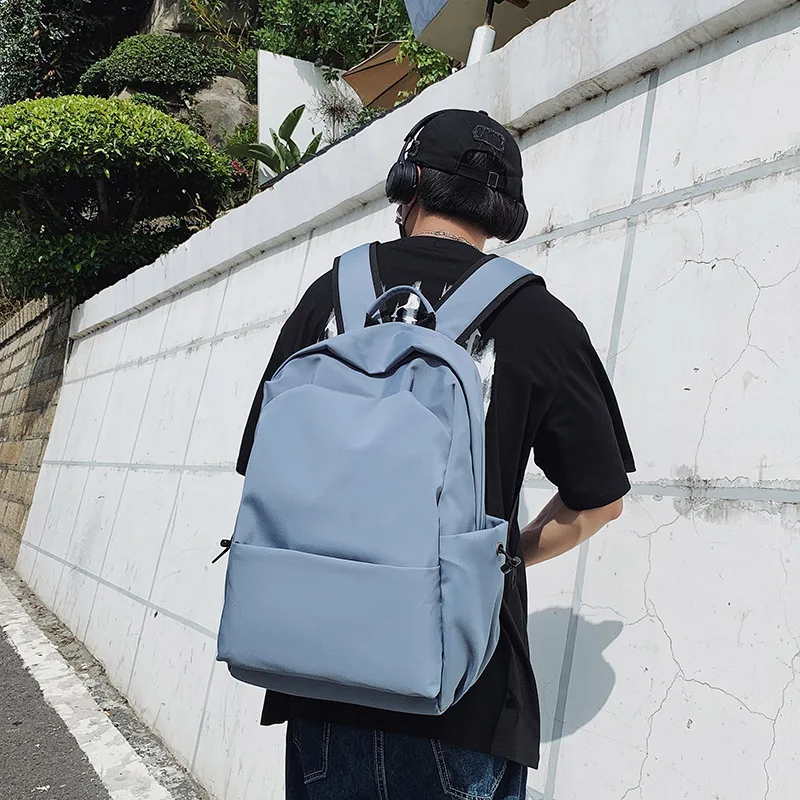 

Hot Men Backpack Fashion Casual Student Schoolbag Women Travel Mochila Lovers Bookbag Laptop Rucksack Girls Shoulder Bag Teens