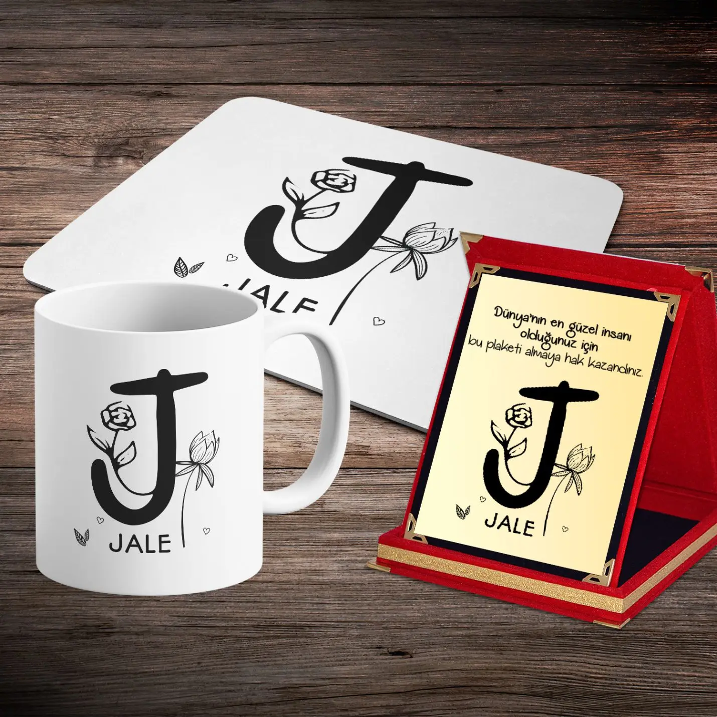 

Personalized Letter Design Gift The boiler-J