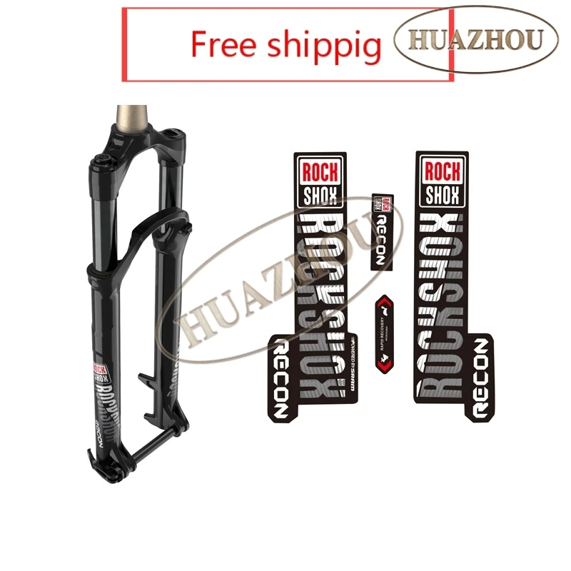 Front Fork Decals For Rock Shox RECON Free Shipping Mtb Road Bike Stickers Bicycle Cycling Waterproof Accessories | Спорт и