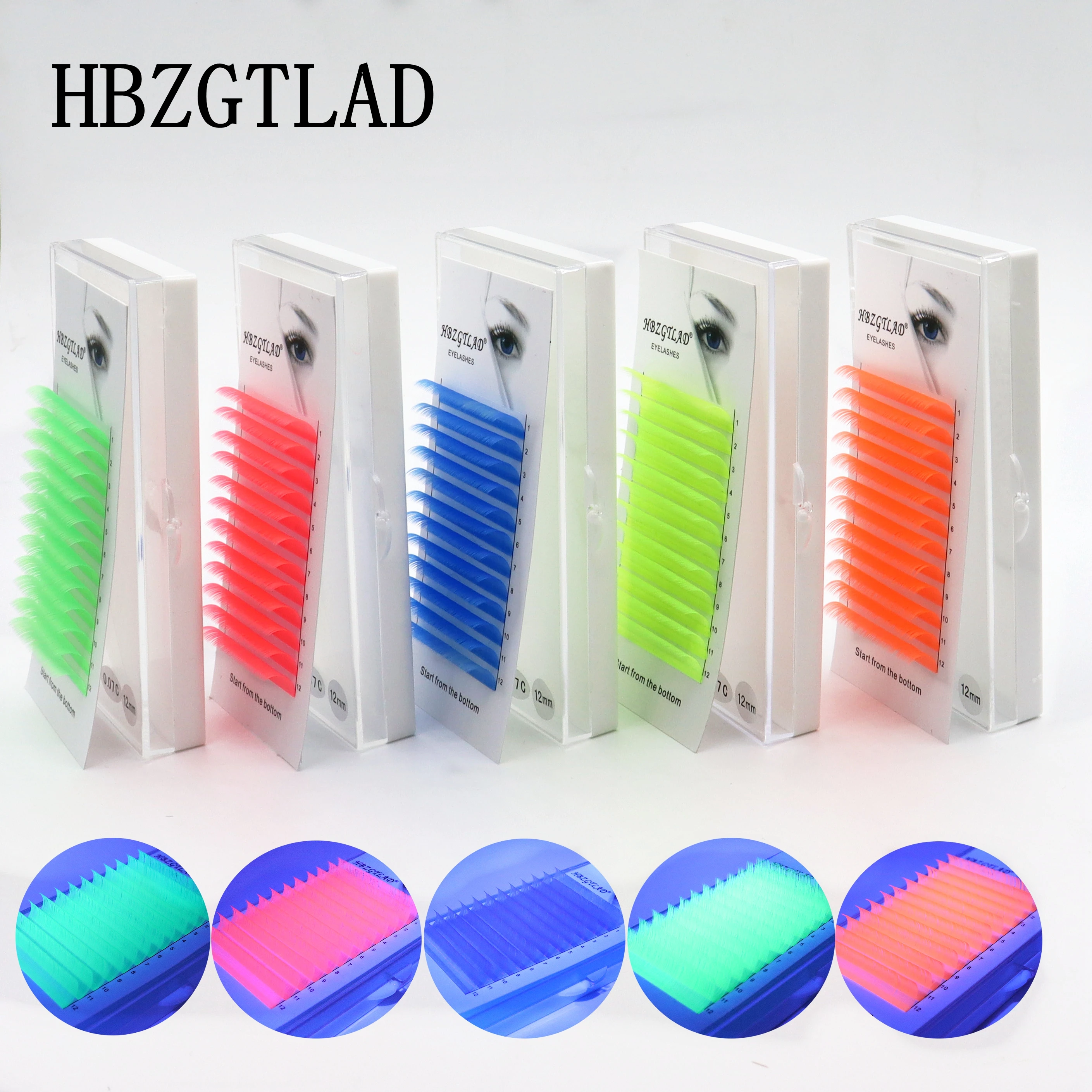 Совершенно новый красочный светящийся под УФ-светильник привитый 8-15 мм