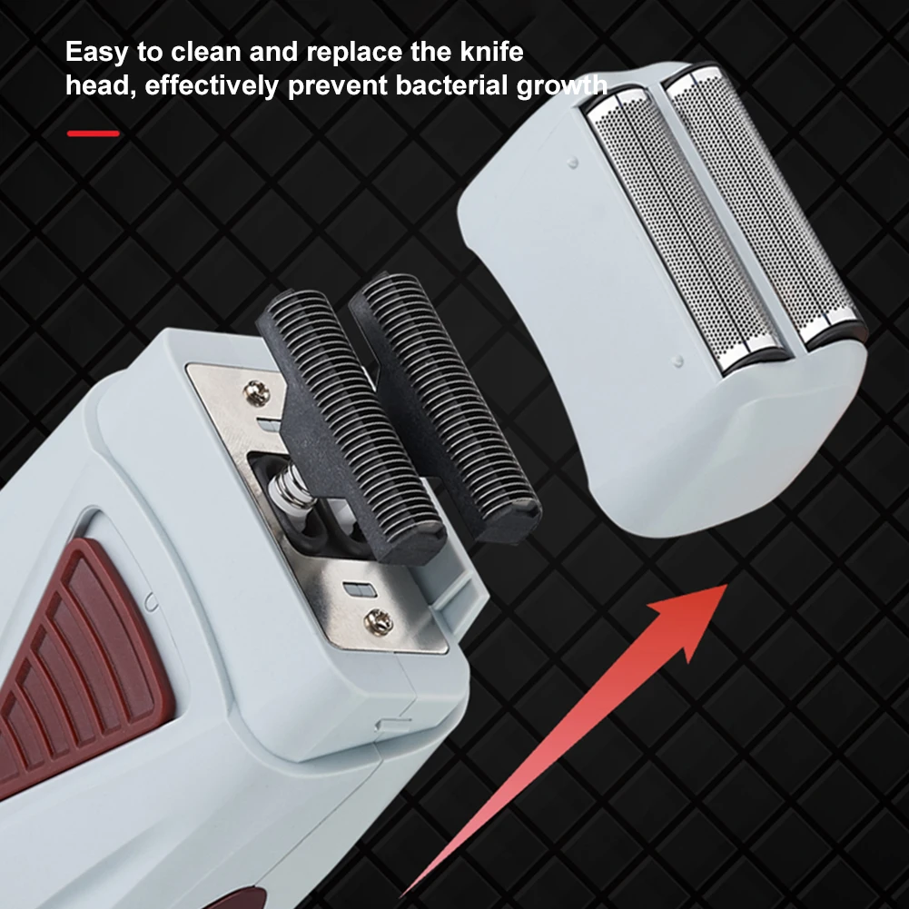

Electric Reciprocating Razor Portable Rechargeable Men Hair Trimmer Machine Multifunctional Men's shaver Razor