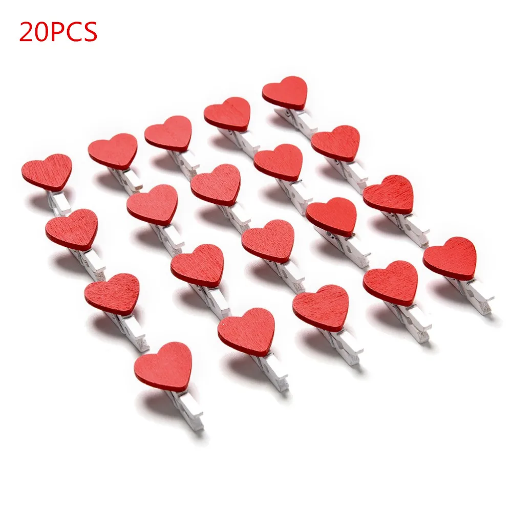20PCS Украшения для дома, 20 шт., 25 м, прозрачные мини-зажимы на весну, для одежды, фото, бумаги, прищепка, прищепка, зажимы для рукоделия - Цвет: 20PCS