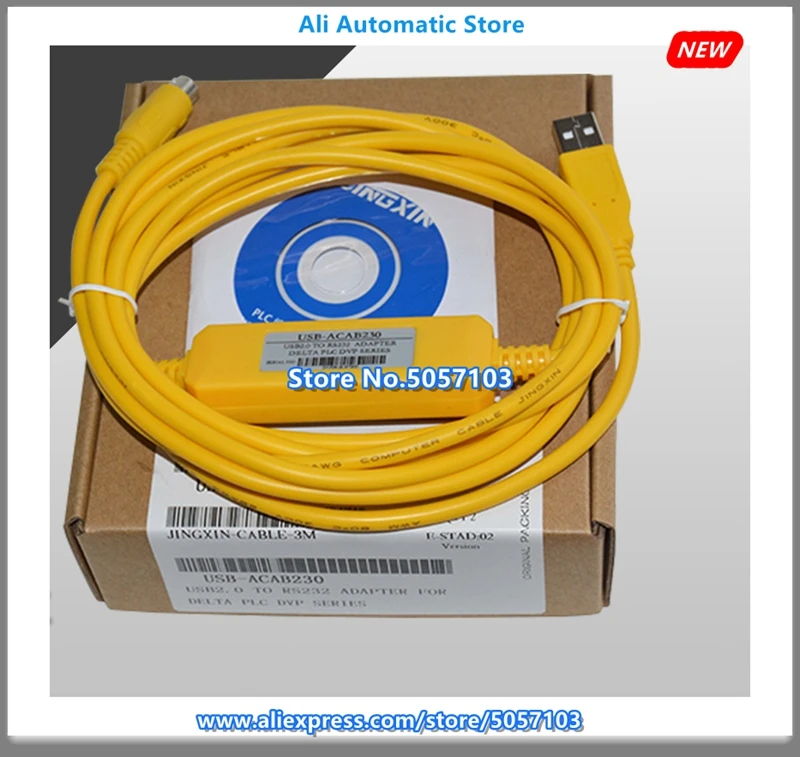 Yellow USB-ACAB230 DELTA DVP Series PLC Programming Download Cable Support WIN7 | Обустройство дома