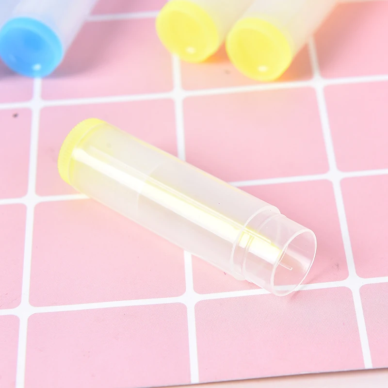 

10pcs empty lip balm lipstick cream tube bottle mouth lip balm stick container DIY Empty Lip Container Packaging Container