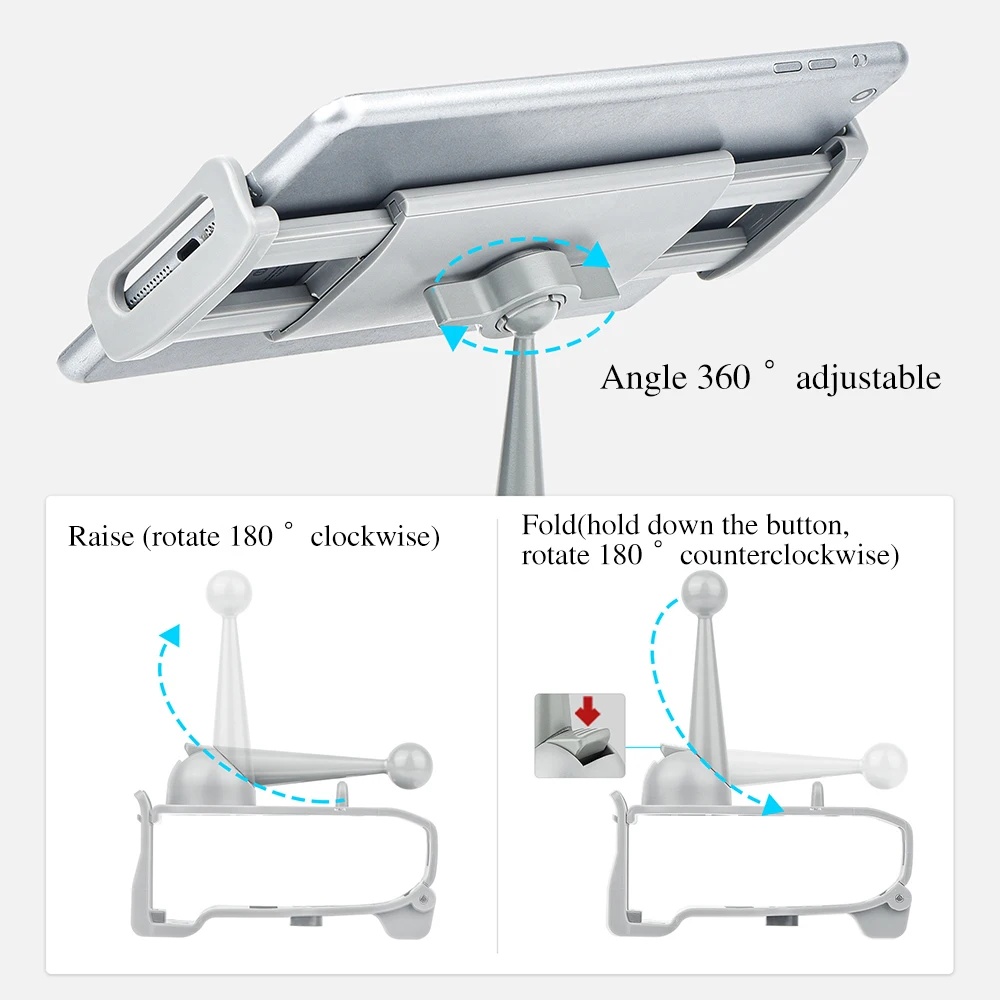 Держатель планшета для дрона с дистанционным управлением DJI Air 2S/Mini 2 / Royal серый