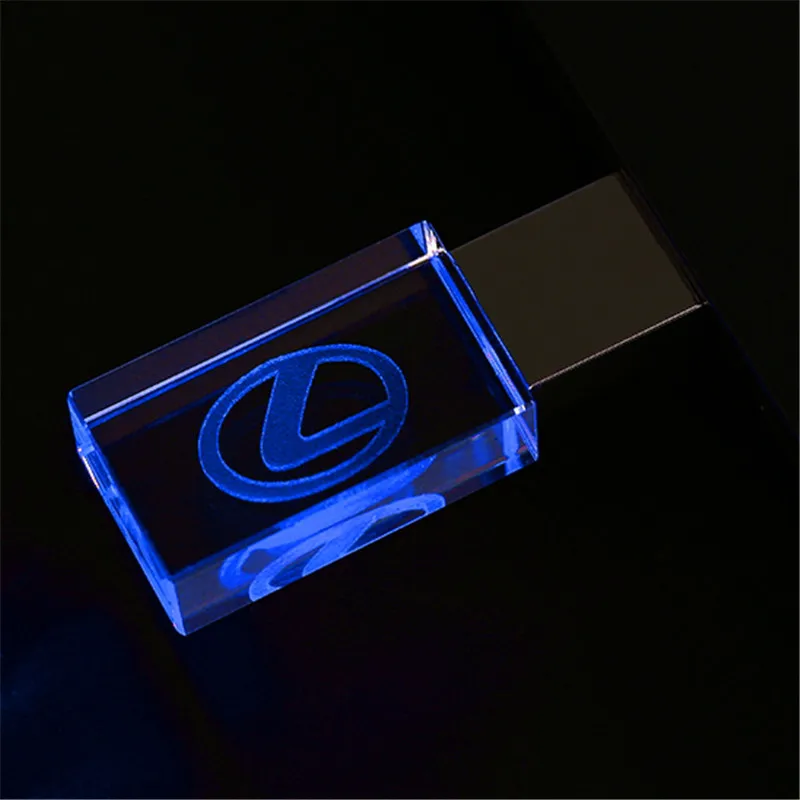 blue JASTER lexus кристалл+ металл USB флэш накопитель флешки 4 ГБ 8 16 32 64 128 Внешняя память stick u диск - Цвет: blue