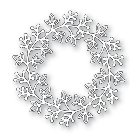 

2021 Newmerry Florentina Wreath Metal Cutting Dies Data Slimline Essentials Scrapbooking Card Stencil For Diy Handmade