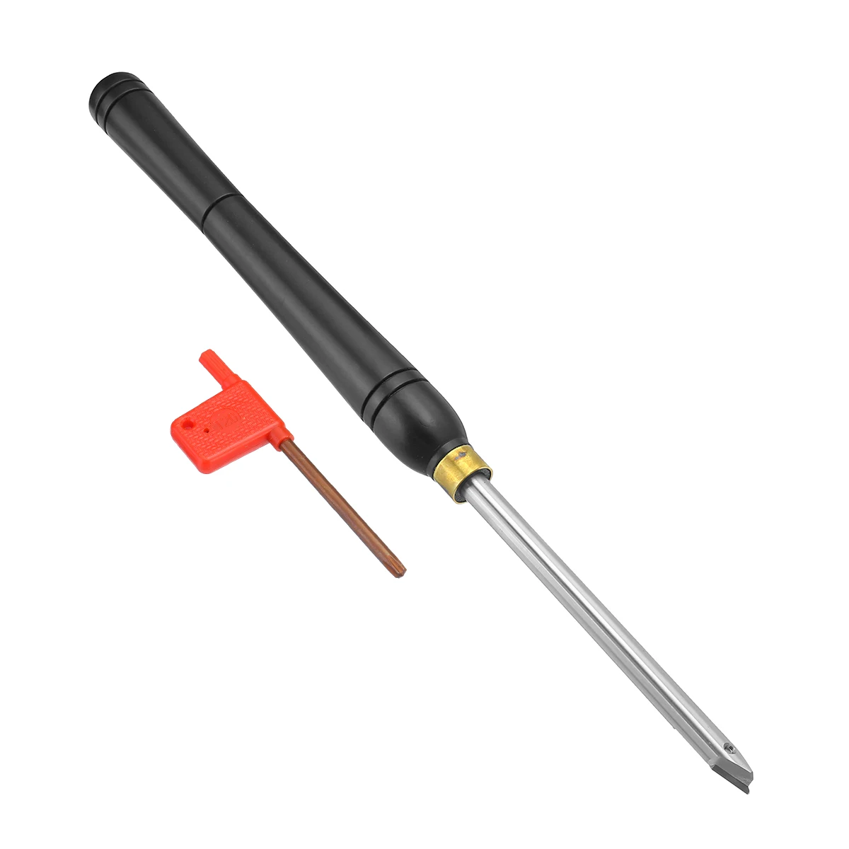 

5 Types Lathe Wood Turning Tool Carbide Insert Cutter Tools Square Shank with Wood Handle Woodworking Tool 250mm Overall length