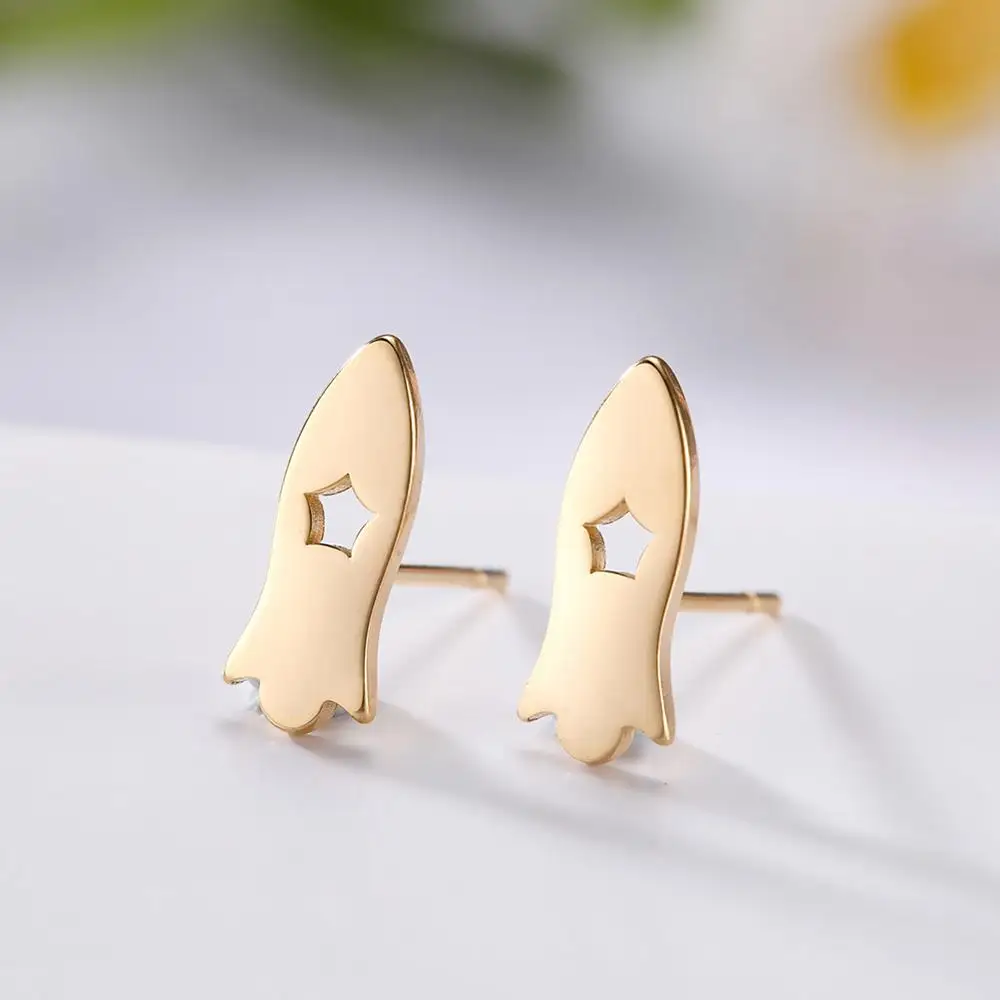 Женские серьги-гвоздики из нержавеющей стали с планетами | Украшения и