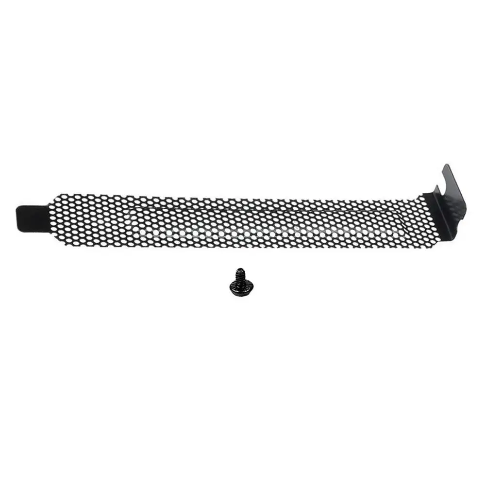 

New 10 Pcs PCI Slot Cover/PCI Slot Cover Dust Filter Blanking Board Cooling Fan Dust Filter Ventilation Computer Case with Screw