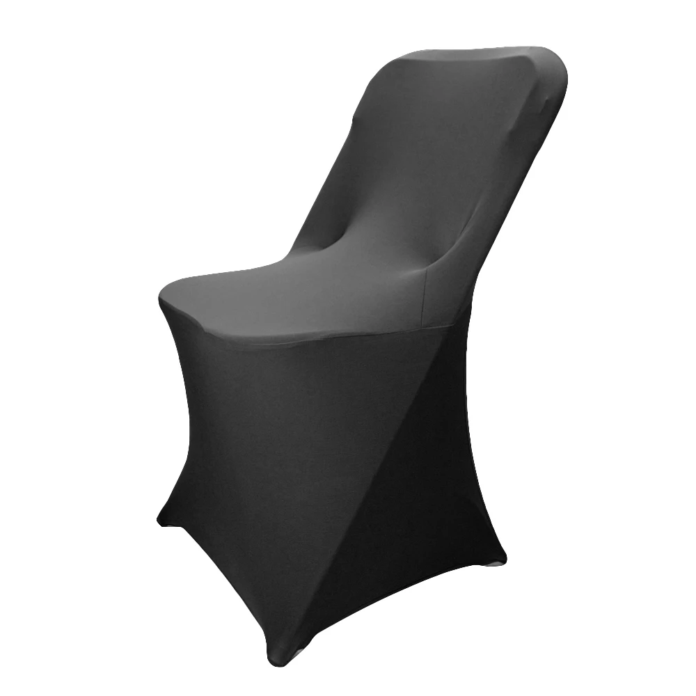 Чехол на стул складной из спандекса белый вечерний чехол для свадьбы банкета |