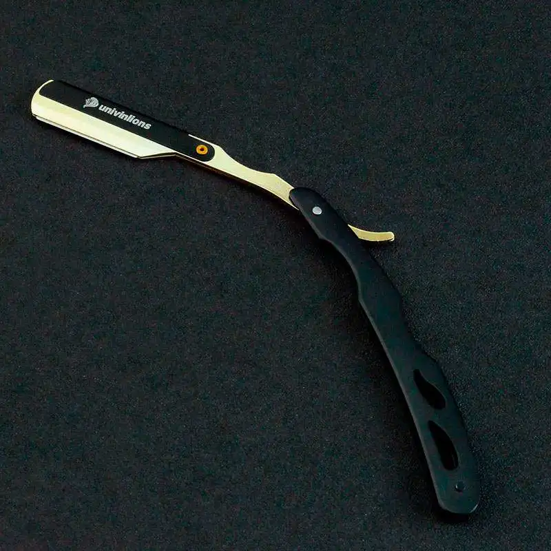 Straight Edge Stainless Steel Sharp Barber Razor Folding Shaving Beard Cutter With Blade