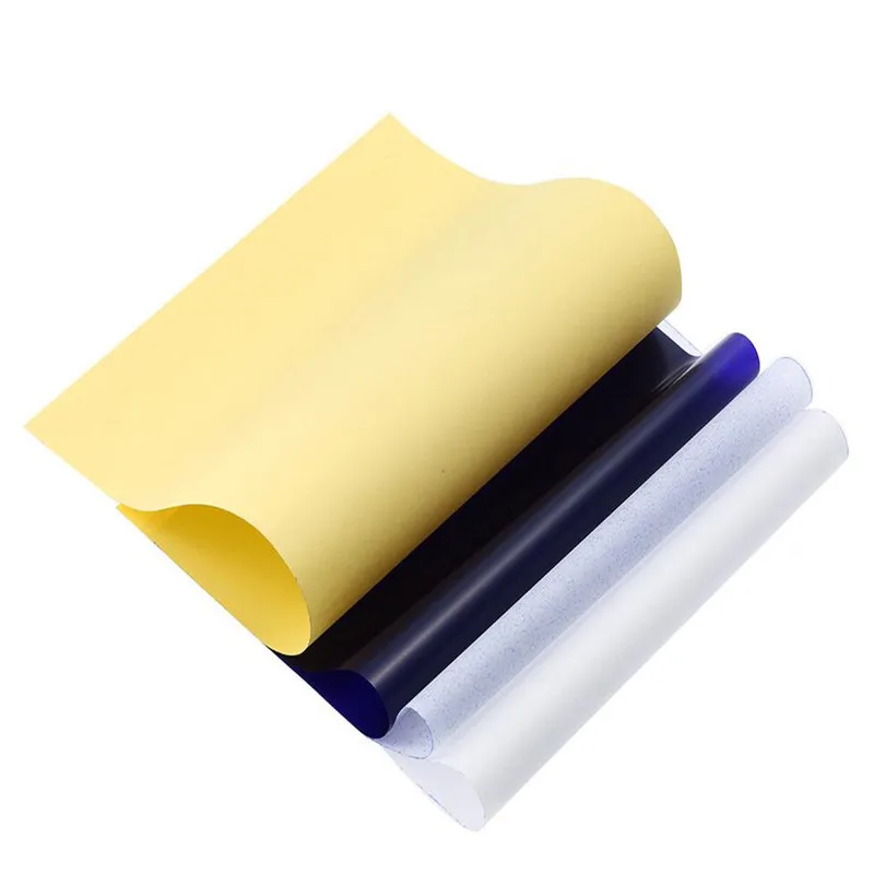 25 шт./лот 4-слойный карбоновый термотрафарет бумага для переноса татуировок