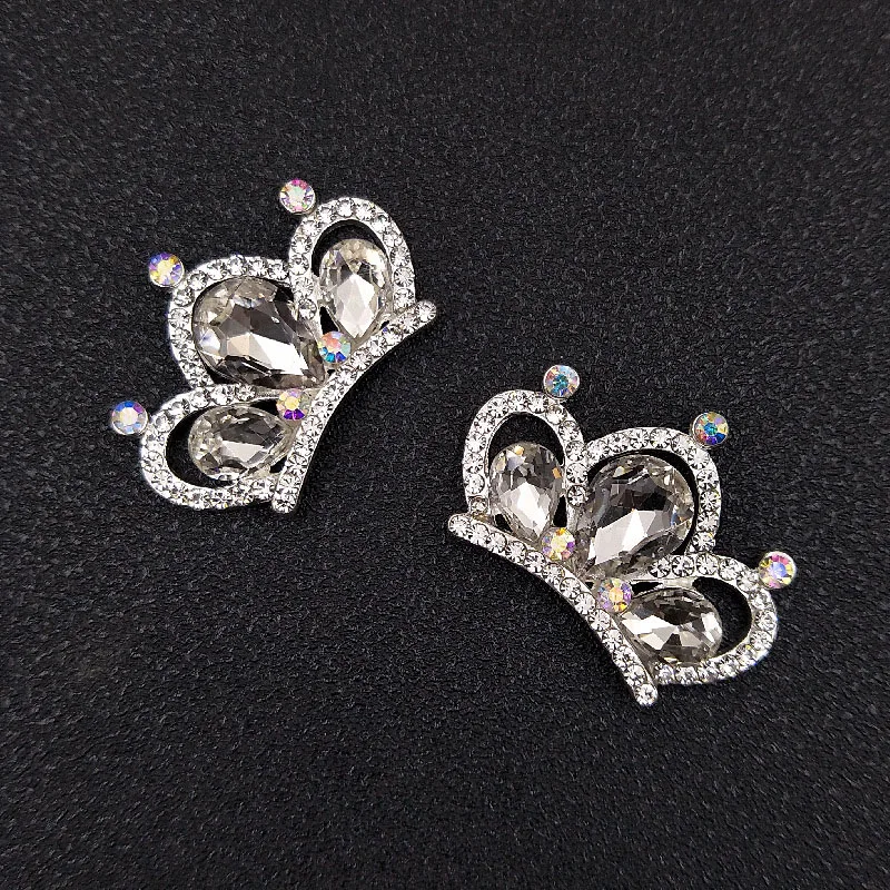 

10PCS Crown Jewelry DIY Big Crown Hair Accessories Creative Rhinestone Headdress Princess Hair Band Decoration Accessories