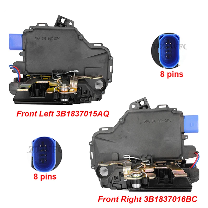 Привод замка переднего левого и правого для VW T5 POLO SKODA FABIA ROOMSTER 3B1837015AQ & 3B1837016BC 2