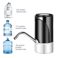 automatic bump for water bottle electric drinking water pump dispenser portable usb charge bottle water pump for 4 5 19 liter