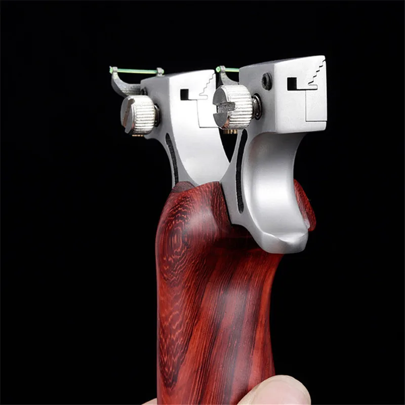 

Slingshot Hunting Powerful Wood + Stainless Steel Catapult with Sight Rubber Band Outdoor Shooting High Quality New