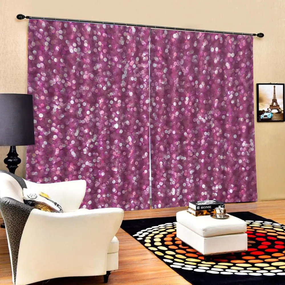 

pink girls curtains wedding curtain 3D Window Curtain 3d print Luxury Blackout For Living Room