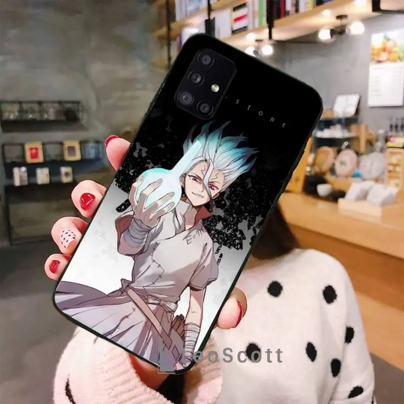 

Anime Dr.STONE Phone Case For Samsung A40 A50 A51 A71 A20E A20S S8 S9 S10 S20 Plus note 20 ultra 4G 5G