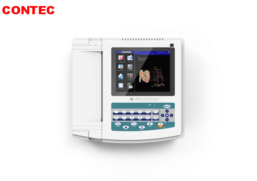 Электрокардиограф Contec 12 канал ЭКГ машина ECG1200G с бумагой для термопринтера 210 мм *