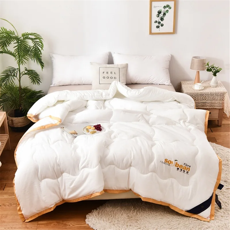 

Soybean Fiber Summer Cool Quilt Air Conditioner Summer Thin Style Summer Washable Quilt Antimicrobial Soft and Comfortable