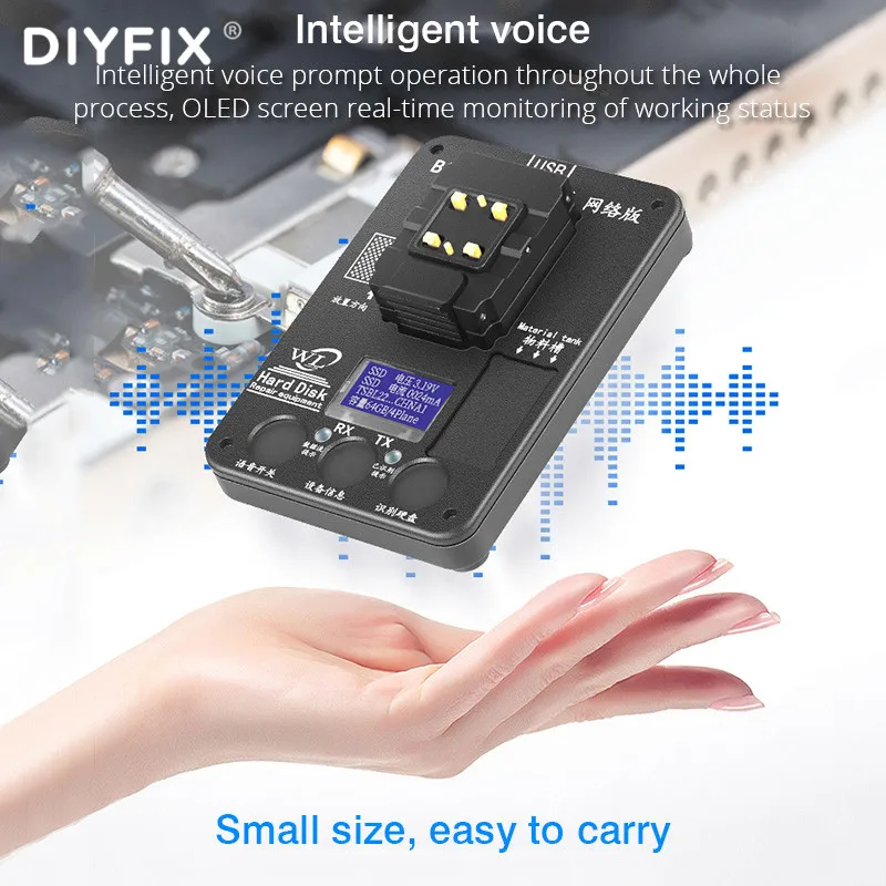 B110 Hard Disk Programmer Test For Apple iPhone 8-11Max-SE2 Bottom Read Write Untie WIFI Drive Trip Memory Expansion Tool | Инструменты
