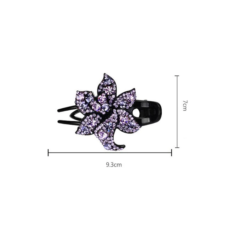 Заколка для волос женская в Корейском стиле с цветами виде утконоса |