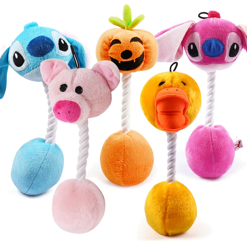 

Chew Squeaky Pet Dog Toys for Small Dogs Plush Rope Puppy Cat Toy Teeth Cleaning Mascotas Accessories suministros para perros