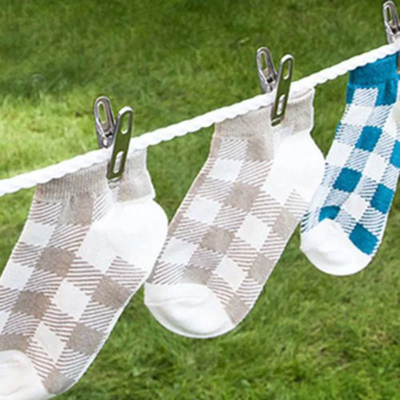 20x прищепки для одежды из нержавеющей стали Висячие зажимы белья ветрозащитный