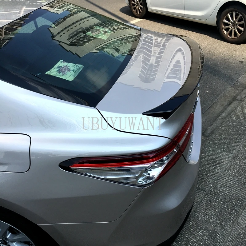 Черный Задний спойлер для Toyota Camry 2018 автомобильный стиль внешний высокое