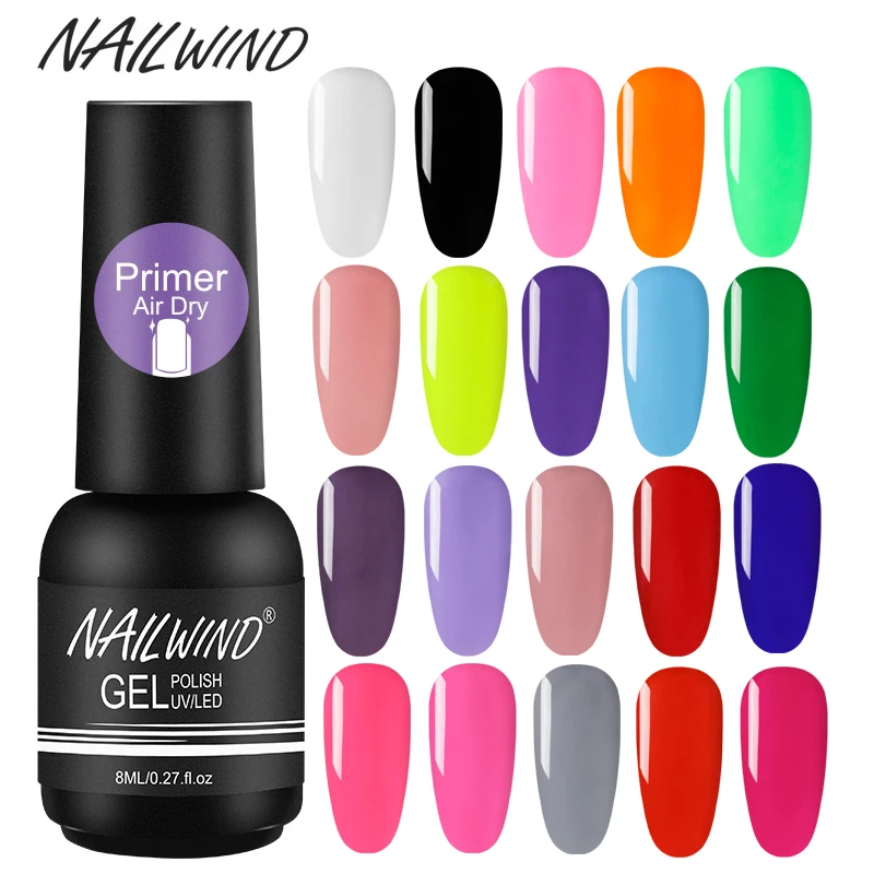 Гель nailwind лак для ногтей маникюрный набор УФ светодиодный полиграфический Гель Дизайн ногтей основа Топ праймер покрытие rosalind гель-лаки для ногтей