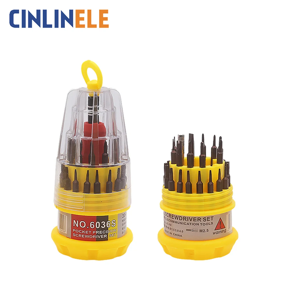 Набор прецизионных отверток с чехлом 30 насадок многофункциональный набор