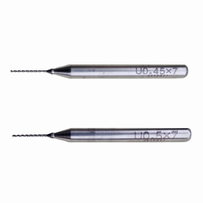 10Pcs/Pack 0.1mm - 0.3mm micro drills bit with 3.175mm shank tungsten steel twist drilling tools for stainless copper Al | Инструменты