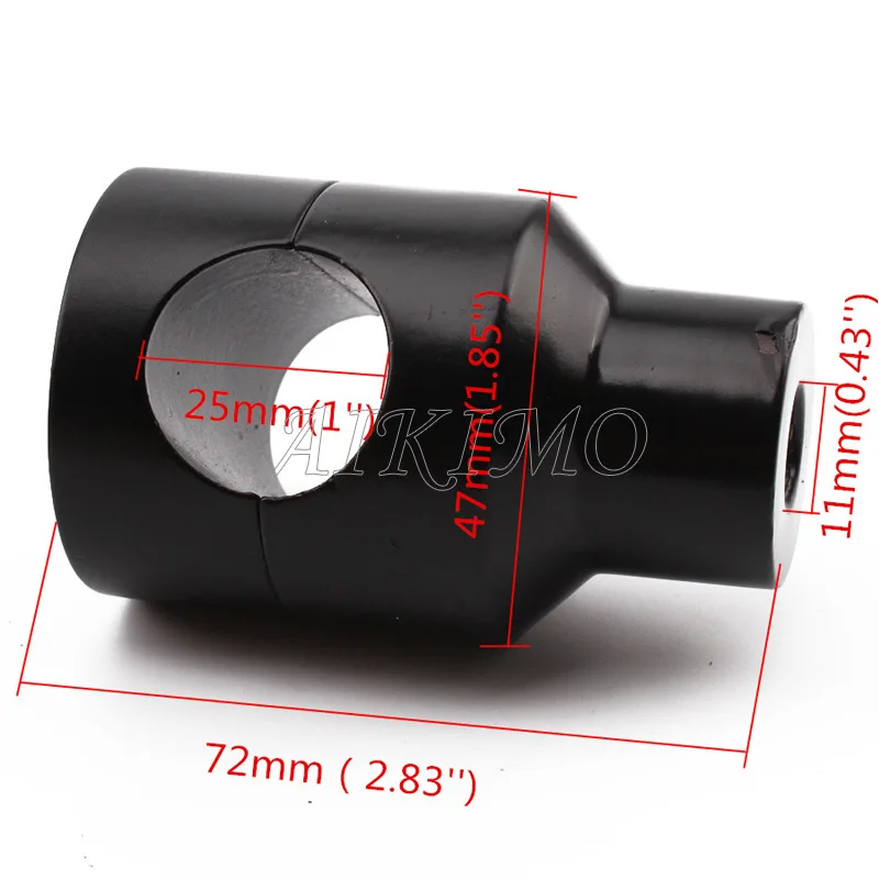 1 пара Руля Мотоцикла Riser 25 мм для мотоцикла Harley Honda Shadow VLX 600 VTX1800 ACE 750 заготовка