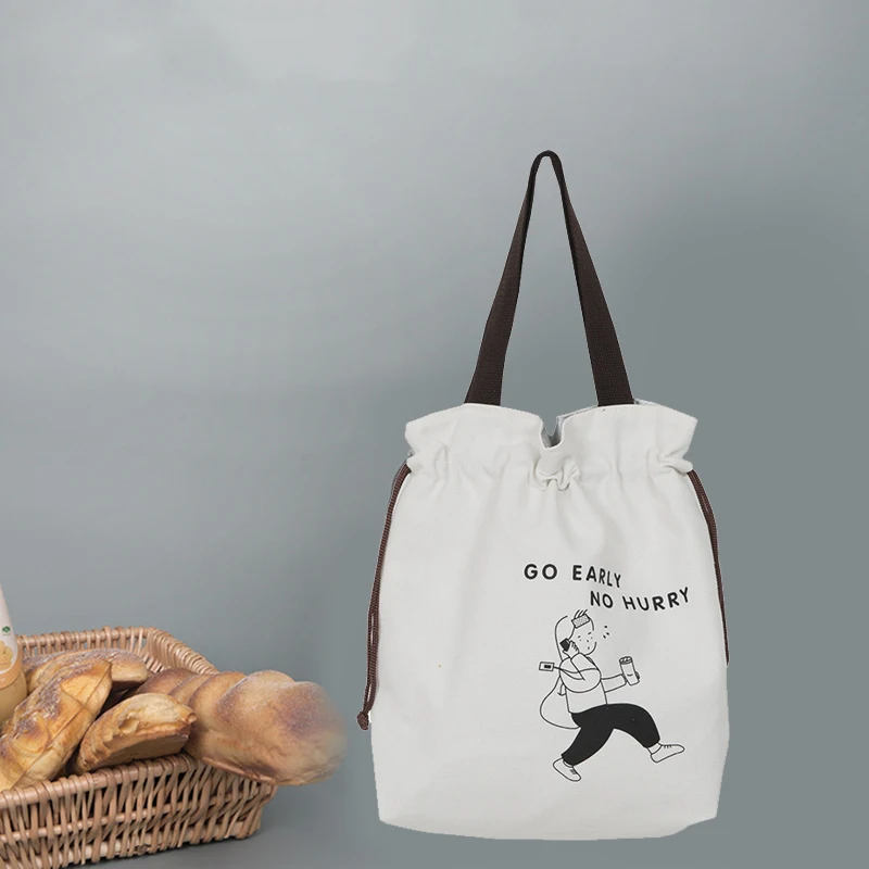 

Модная парусиновая Ланч сумка для хранения обеда Коробка Сумка-тоут Кулер Сумка-тоут, сумка для обеда контейнер школьная сумка для хранения...