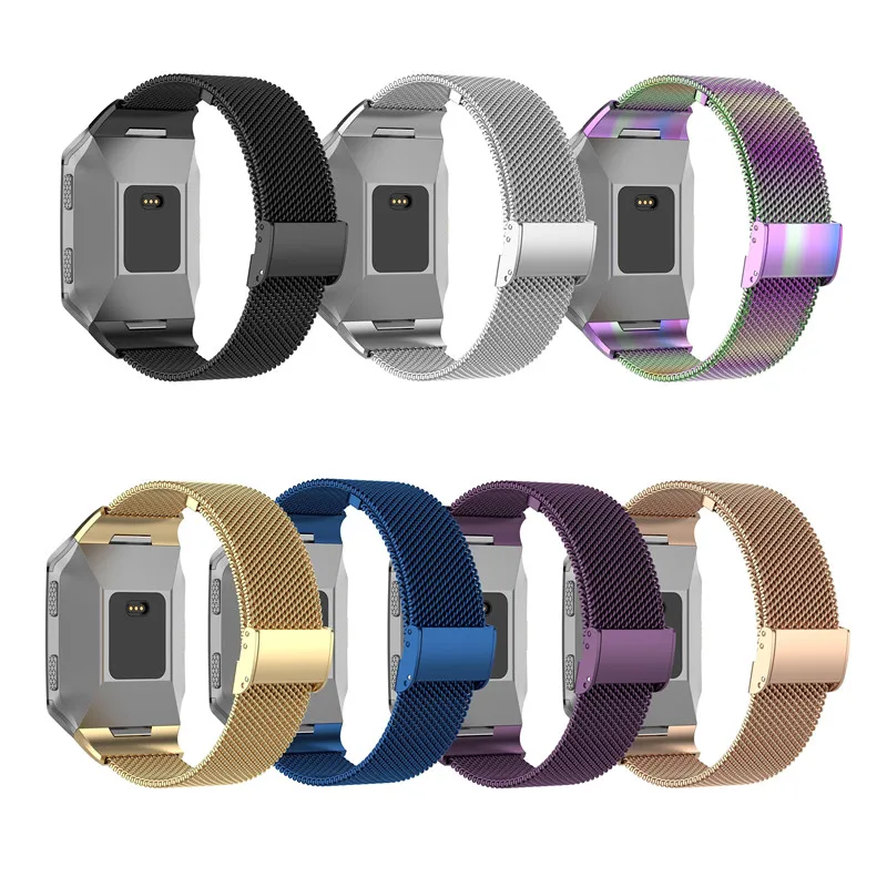 Миланский сетчатый ремешок из нержавеющей стали сменные ремешки браслет для