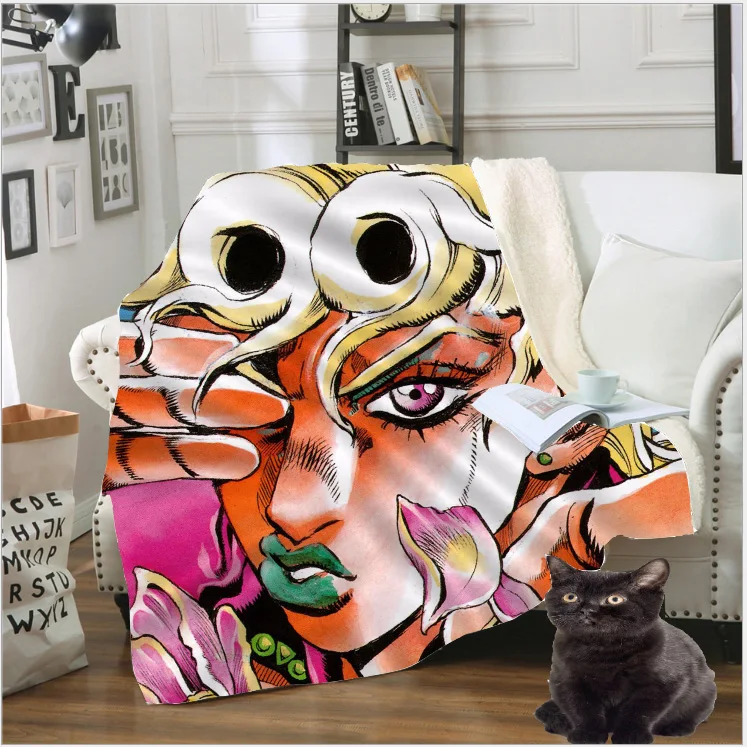 Одеяло с 3D принтом Джоджо Невероятные приключения| |