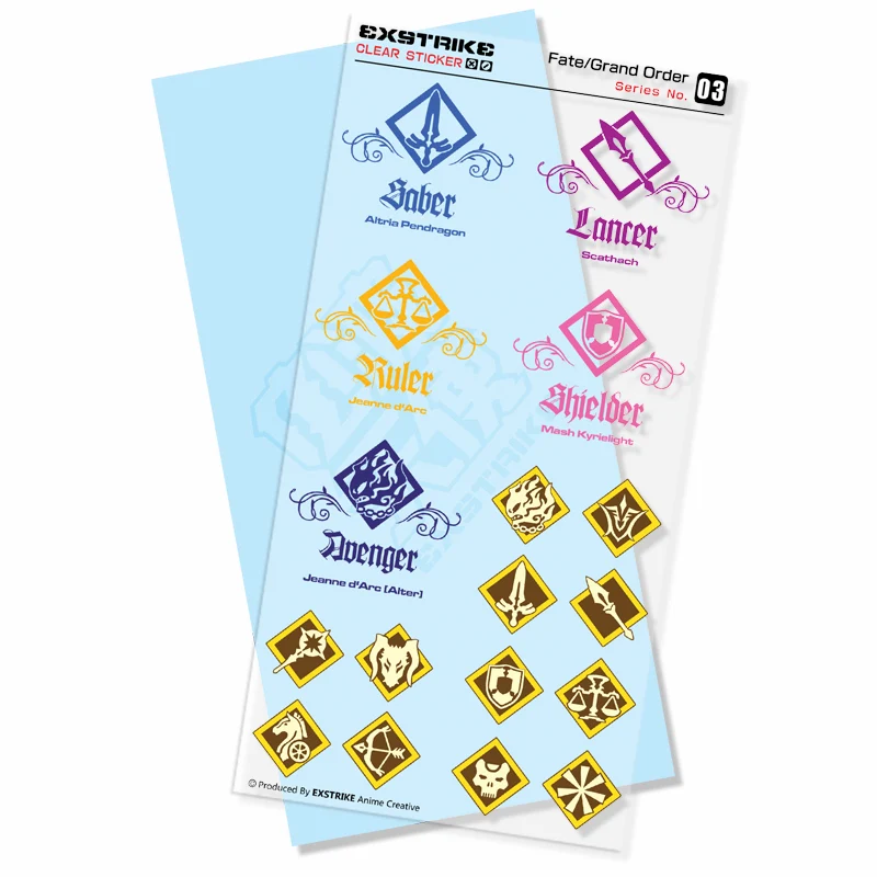 5 компл./упак. высокого качества с рисунком из аниме наклейки судьбы большой заказ