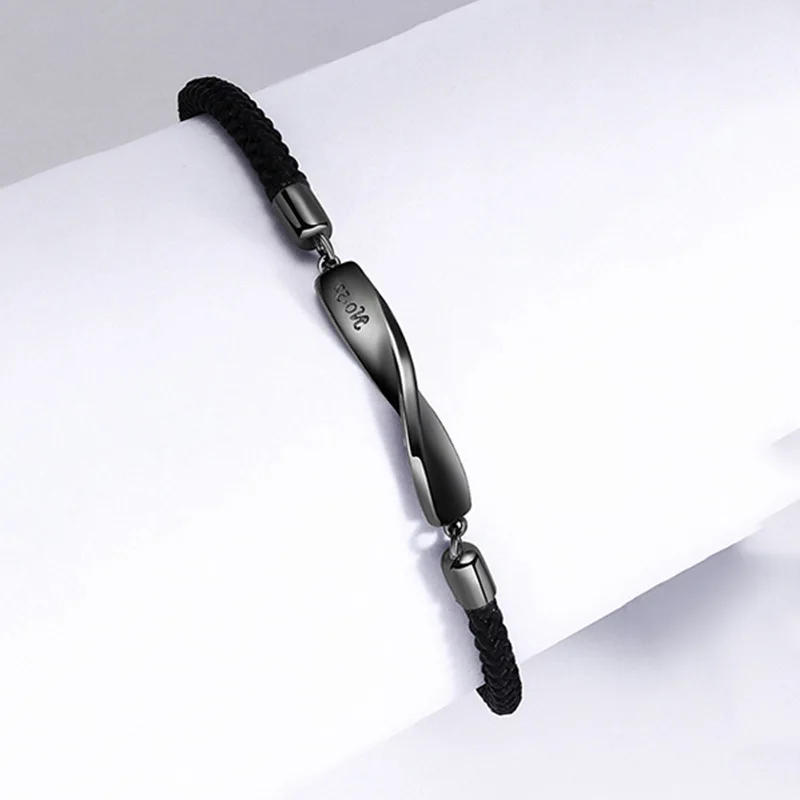 

New Mobius Simple Couple Bracelet Men and Women's One Pair Ins Japanese and Korean Commemorative Gift Woven Carrying Strap